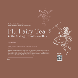 flu fairy tea